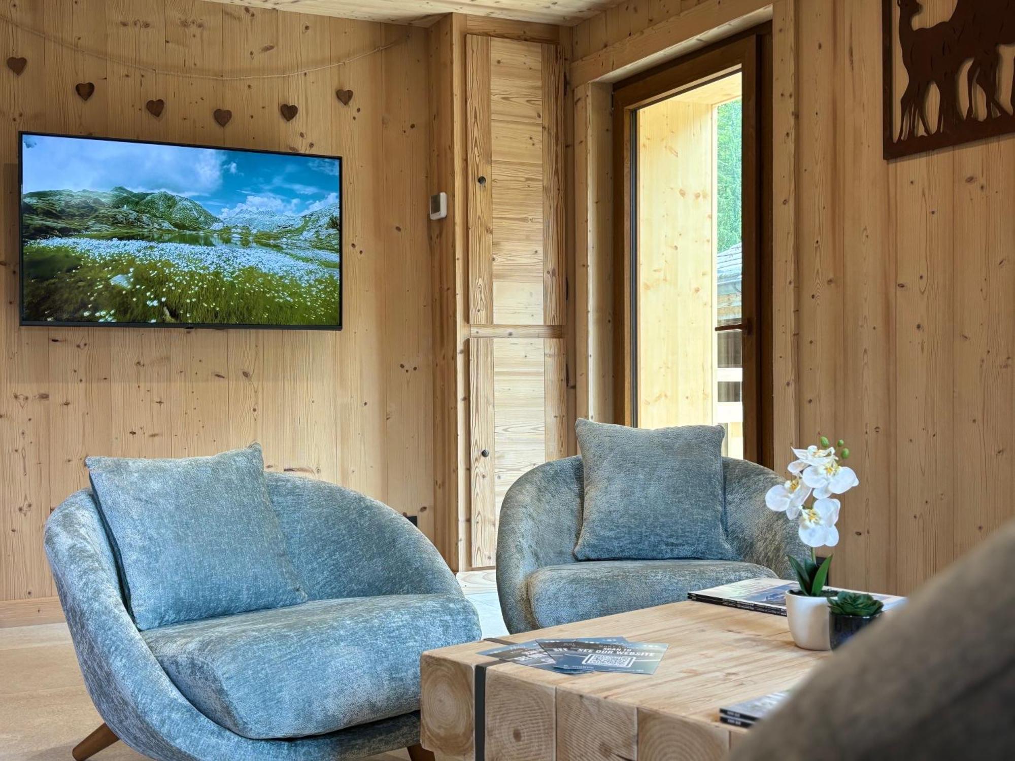 Chalet L'Aberiot Монрьон Экстерьер фото