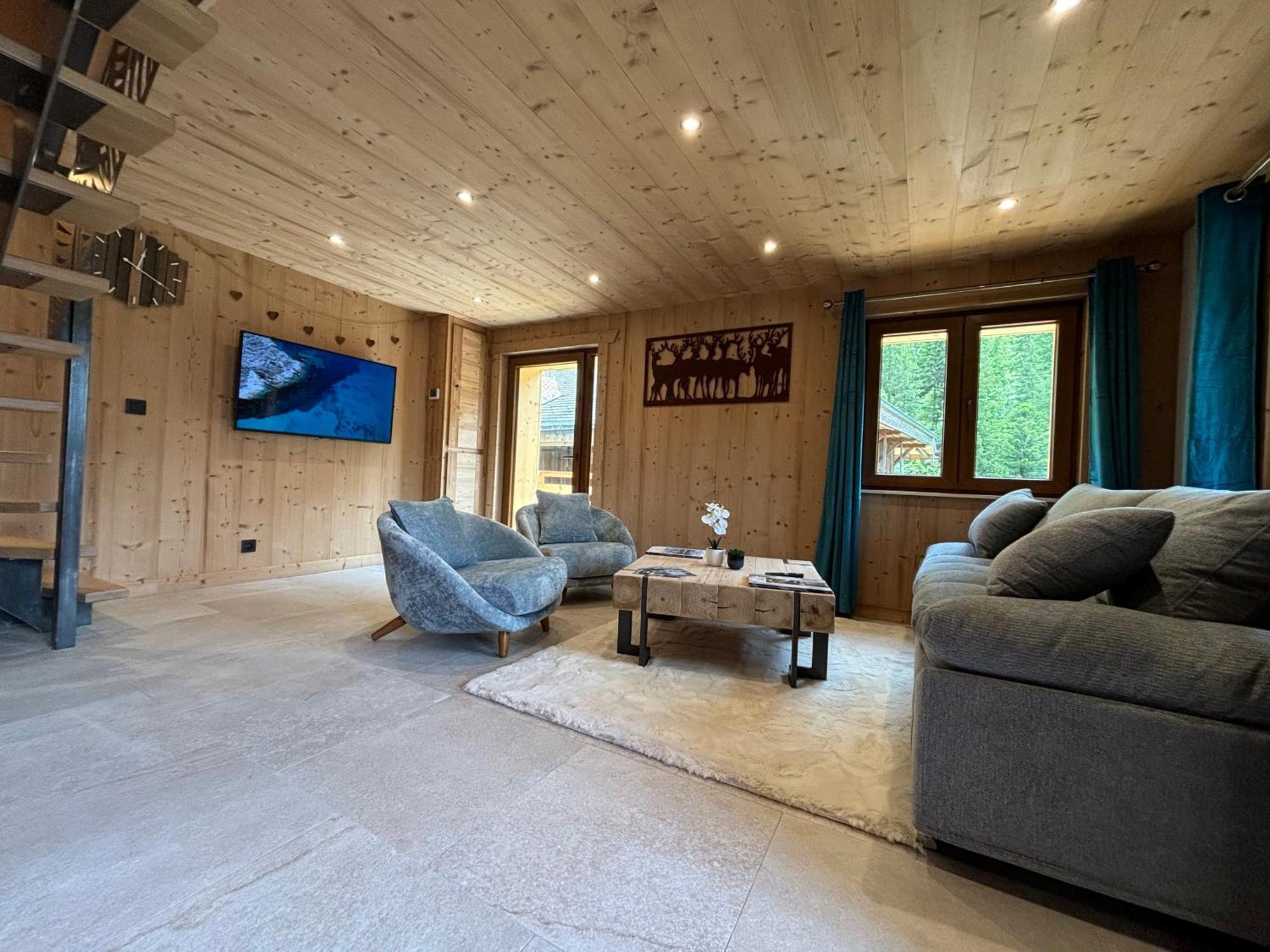 Chalet L'Aberiot Монрьон Экстерьер фото