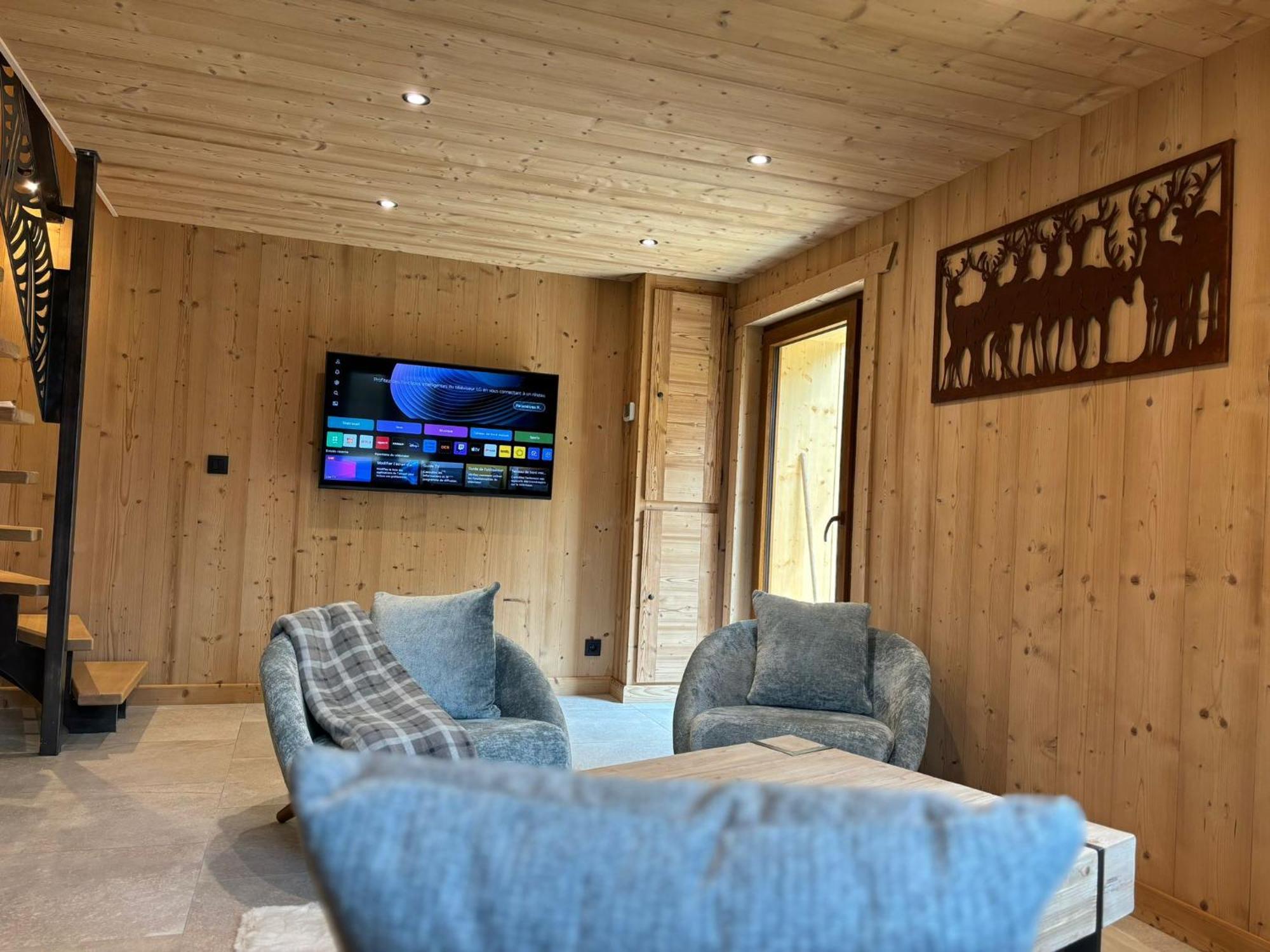 Chalet L'Aberiot Монрьон Экстерьер фото